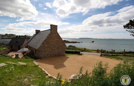 G&icirc;te n&deg;22G131858 Tr&eacute;vou-Tr&eacute;guignec - C&ocirc;tes d'Armor - La long&egrave;re vue du jardin