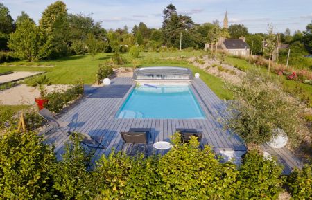 La piscine dans son jardin Gîte n°22G170914 Pludual - Côtes d'Armor - La piscine dans son jardin