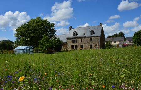 Vue du fond du jardin Gîte n°35G12015 Roz-Landrieux - Ille-et-Vilaine - Vue du fond du jardin
