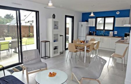 Séjour et cuisine très bien équipée Gîte n°56G23420 Saint-Pierre-Quiberon - Morbihan - Séjour et cuisine très bien équipée