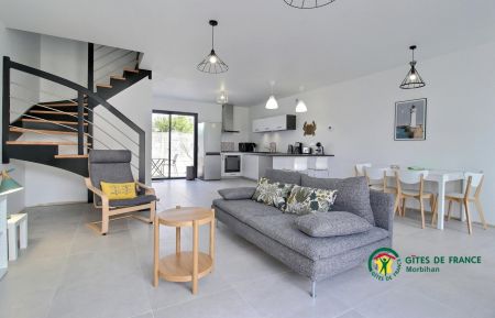 Maison de vacances spacieuse pour 4/6 personnes à 300 mètres de la plage. Gîte n°56G23440 Saint-Pierre-Quiberon - Morbihan - Maison de vacances spacieuse pour 4/6 personnes à 300 mètres de la plage.