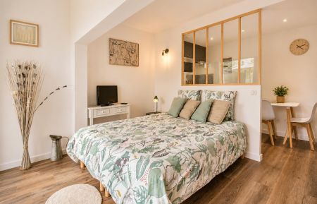 Chambre avec accès direct sur terrasse plein Sud Gîte n°56G24846 Surzur - Morbihan - Chambre avec accès direct sur terrasse plein Sud