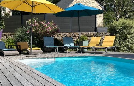 piscine chauffée Gîte n°56G1644 Ploeren - Morbihan - piscine chauffée
