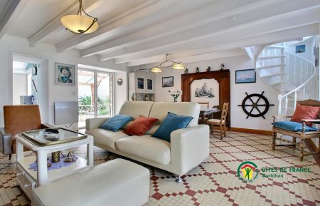 Location de vacances familiale proche de la plage Gîte n°56G240116 Sarzeau - Morbihan - Location de vacances familiale proche de la plage